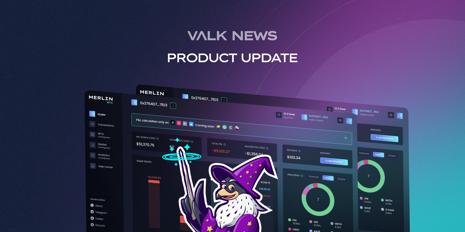 VALK NEWS - Product update